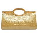 LOUIS VUITTON Monogram Vernis Roxbury Drive Bag 2Way Noisette M91372 Auth 140081-13