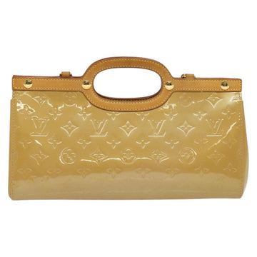 LOUIS VUITTON Monogram Vernis Roxbury Drive Bag 2Way Noisette M91372 Auth 140081 - 0