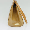 LOUIS VUITTON Monogram Vernis Roxbury Drive Bag 2Way Noisette M91372 Auth 140081-3