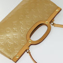 LOUIS VUITTON Monogram Vernis Roxbury Drive Bag 2Way Noisette M91372 Auth 140081-6