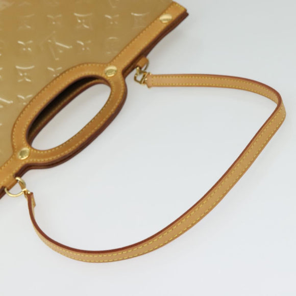 LOUIS VUITTON Monogram Vernis Roxbury Drive Bag 2Way Noisette M91372 Auth 140081