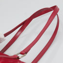 LOUIS VUITTON Monogram Satin Little Papillon Hand Bag Pink M92353 LV Auth 140082-10