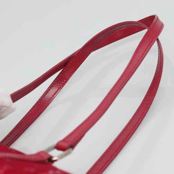 LOUIS VUITTON Monogram Satin Little Papillon Hand Bag Pink M92353 LV Auth 140082