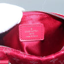 LOUIS VUITTON Monogram Satin Little Papillon Hand Bag Pink M92353 LV Auth 140082-17