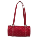 LOUIS VUITTON Monogram Satin Little Papillon Hand Bag Pink M92353 LV Auth 140082-2