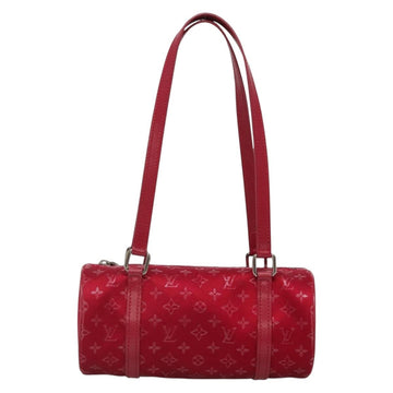 LOUIS VUITTON Monogram Satin Little Papillon Hand Bag Pink M92353 LV Auth 140082 - 0
