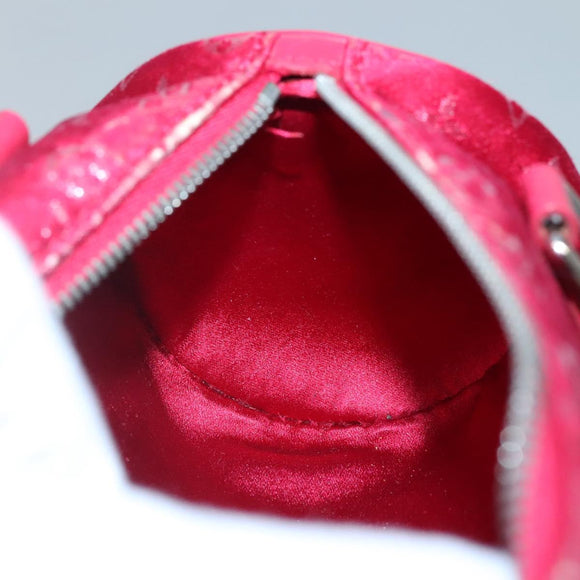 LOUIS VUITTON Monogram Satin Little Papillon Hand Bag Pink M92353 LV Auth 140082