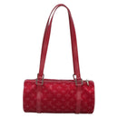 LOUIS VUITTON Monogram Satin Little Papillon Hand Bag Pink M92353 LV Auth 140082-3