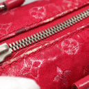 LOUIS VUITTON Monogram Satin Little Papillon Hand Bag Pink M92353 LV Auth 140082-7