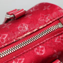 LOUIS VUITTON Monogram Satin Little Papillon Hand Bag Pink M92353 LV Auth 140082-8
