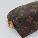 LOUIS VUITTON Monogram Pochette Cosmetic PM Pouch M43998 LV Auth 140084-14