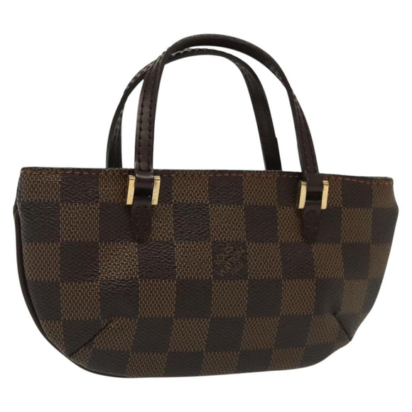 LOUIS VUITTON Damier Ebene Manosque GM Accessory Pouch N51120 LV Auth 140086