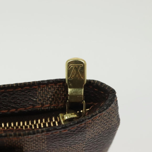 LOUIS VUITTON Damier Ebene Manosque GM Accessory Pouch N51120 LV Auth 140086