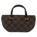 LOUIS VUITTON Damier Ebene Manosque GM Accessory Pouch N51120 LV Auth 140086-2