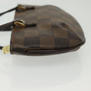 LOUIS VUITTON Damier Ebene Manosque GM Accessory Pouch N51120 LV Auth 140086-4