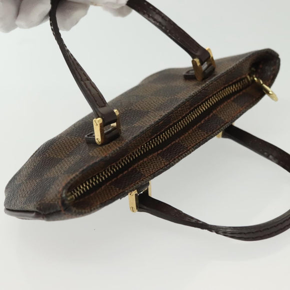 LOUIS VUITTON Damier Ebene Manosque GM Accessory Pouch N51120 LV Auth 140086