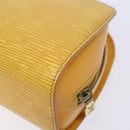 LOUIS VUITTON Epi Dauphine GM Pouch Yellow LV Auth 140087-15