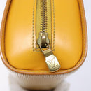LOUIS VUITTON Epi Dauphine GM Pouch Yellow LV Auth 140087-8