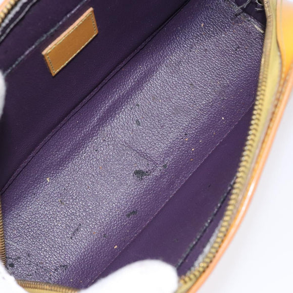 LOUIS VUITTON Epi Dauphine GM Pouch Yellow LV Auth 140087