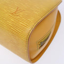 LOUIS VUITTON Epi Dauphine GM Pouch Yellow LV Auth 140087-7