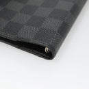 LOUIS VUITTON Damier Graphite Agenda PM Day Planner Cover R21130 LV Auth 140089-15