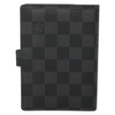 LOUIS VUITTON Damier Graphite Agenda PM Day Planner Cover R21130 LV Auth 140089-2