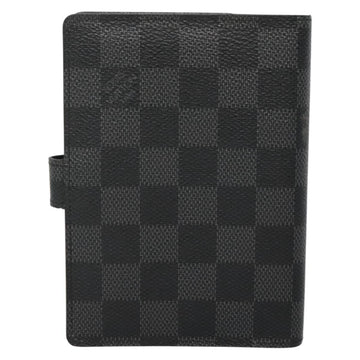 LOUIS VUITTON Damier Graphite Agenda PM Day Planner Cover R21130 LV Auth 140089 - 0