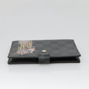 LOUIS VUITTON Damier Graphite Agenda PM Day Planner Cover R21130 LV Auth 140089-3
