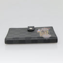 LOUIS VUITTON Damier Graphite Agenda PM Day Planner Cover R21130 LV Auth 140089-4
