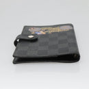 LOUIS VUITTON Damier Graphite Agenda PM Day Planner Cover R21130 LV Auth 140089-5