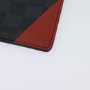 LOUIS VUITTON Damier Graphite Pochette Phone Shoulder Bag N41630 LV Auth 140090-16