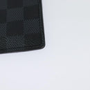 LOUIS VUITTON Damier Graphite Pochette Phone Shoulder Bag N41630 LV Auth 140090-18