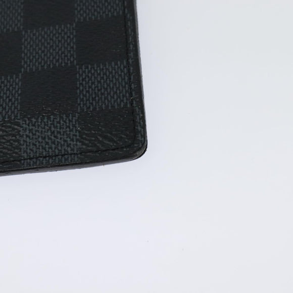 LOUIS VUITTON Damier Graphite Pochette Phone Shoulder Bag N41630 LV Auth 140090