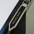 LOUIS VUITTON Damier Graphite Pochette Phone Shoulder Bag N41630 LV Auth 140090-19