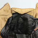 PRADA Chain Shoulder Bag Nylon Beige Silver Auth 140091-19