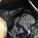 PRADA Chain Shoulder Bag Nylon Beige Silver Auth 140091-20