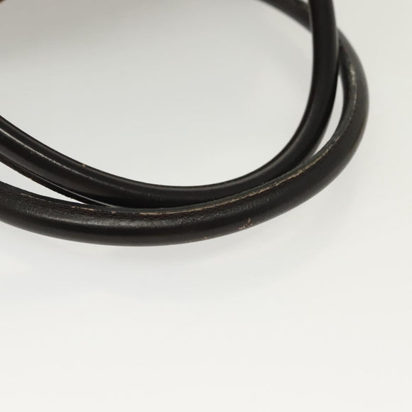 Christian Dior Trotter Canvas Hand Bag Brown Gold Auth 140092