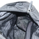 PRADA Tote Bag Nylon Black Silver Auth 140097-19