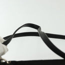 PRADA Tote Bag Nylon Black Silver Auth 140097-8