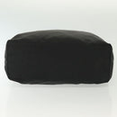 PRADA Tote Bag Nylon Black Silver Auth 140097-5