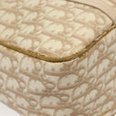 Christian Dior Trotter Canvas Romantic Chain Tote Bag PVC Beige Auth 140098-15