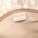 Christian Dior Trotter Canvas Romantic Chain Tote Bag PVC Beige Auth 140098-17