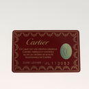 CARTIER Shoulder Bag Enamel Brown Silver Auth 140103-22