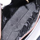 Salvatore Ferragamo Gancini Shoulder Bag Leather Black Gold Auth 140104-18