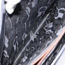 Salvatore Ferragamo Gancini Shoulder Bag Leather Black Gold Auth 140104-22