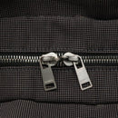 HERMES Her Line MM Hand Bag Canvas Gray Silver Auth 140108-17