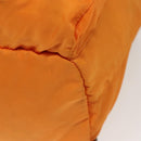 PRADA Backpack Nylon Orange Silver Auth 140110-18