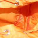 PRADA Backpack Nylon Orange Silver Auth 140110-10