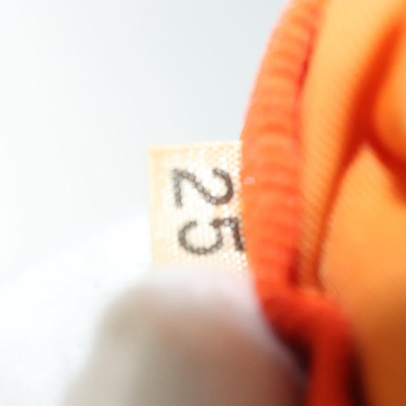 PRADA Backpack Nylon Orange Silver Auth 140110