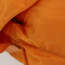 PRADA Backpack Nylon Orange Silver Auth 140110-5